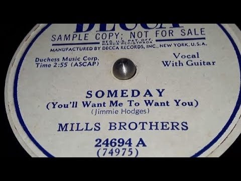 The Mills Brothers - Someday (1949)