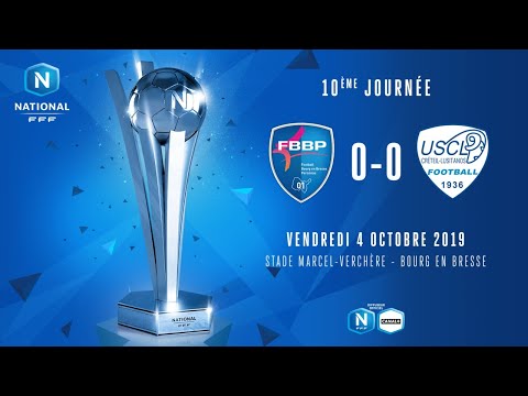 J10 I Bourg en Bresse Péronnas 01 - US Créteil Lusitanos (0-0), le résumé I National FFF 2019-2020