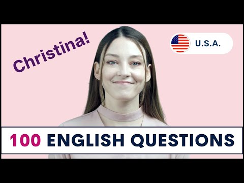 100 English Questions with Christina | How to Ask and Answer English Interview