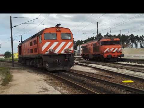 Comboios na Zn do Louriçal - 15abr21 - 2ª Parte