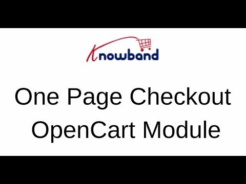OpenCart One page Checkout Extension