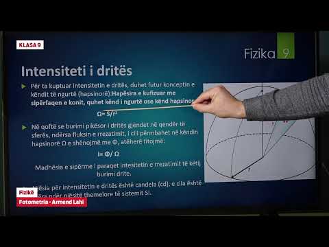e Mesimi Klasa 9 - 9511 Fizikë - Fotometria