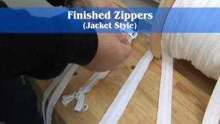 Difference Between Finished & Continuous Zipper