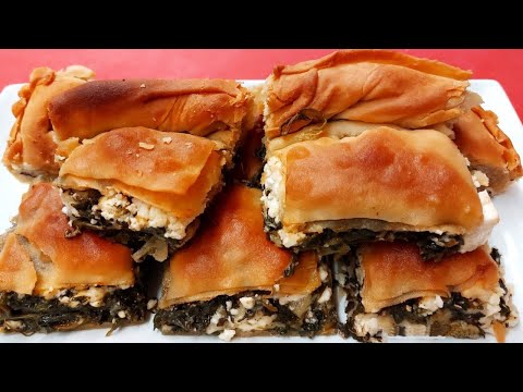 Authentic Greek Spanakopita with Handmade Phyllo | Step-by-Step Recipe - Greek Spinach and feta pie