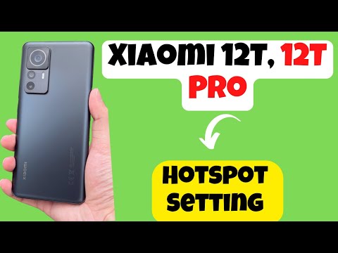 Xiaomi 12T, 12T Pro Hotspot Setting