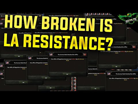 HOI4 Multiplayer - is La Resistance Broken? (Hearts of Iron 4 Multiplayer | hoiiv Multiplayer)