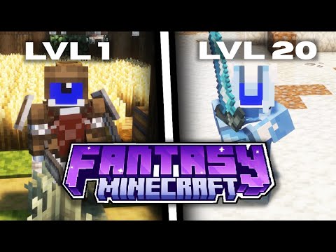 EPIC Quest to LEVEL UP in FANTASY MINECRAFT