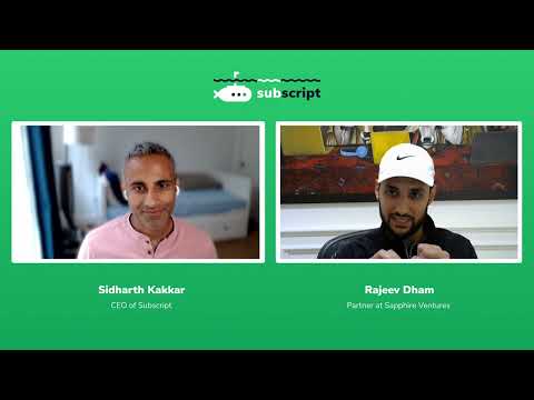 Rajeev Dham, Partner at Sapphire Ventures, dives deep into B2B ...