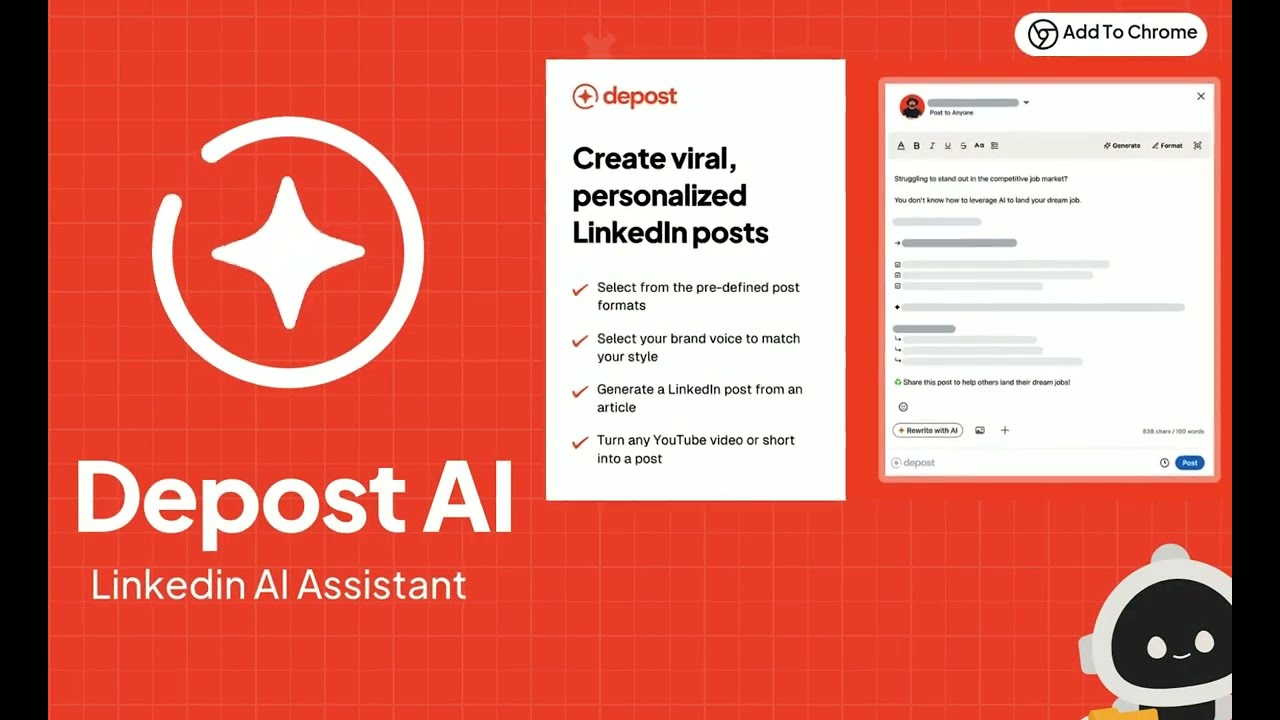GO VIRAL ON LINKEDIN IN SECONDS! (Depost AI Tutorial)