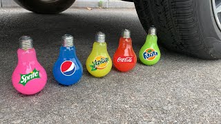 Experiment Car vs Giant Toothpaste, Big Fanta, Coca Cola, Sodas, Chupa Chups vs Mentos | Test Ex