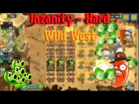 {PvZ2 Inzanity} - Hard - Wild West + Mod Plans