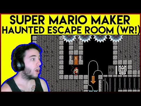 Super Mario Maker  Haunted Escape Room WR