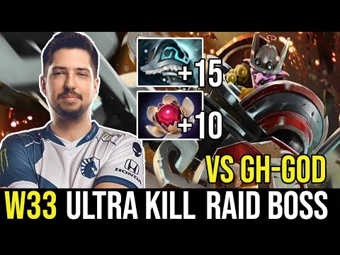 W33 Timbersaw At Its Finest. The True 20 Frags Raid Boss VS GH KoTL.