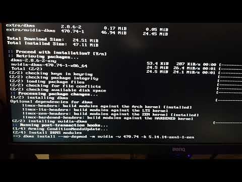 ArcoLinux : 2294 ArcoLinux - black screen - Linux-zen and nvidia driver
