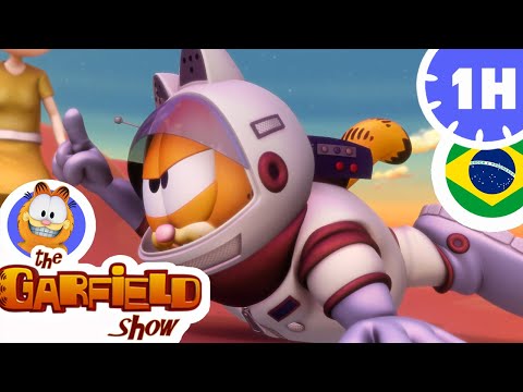 COMPILAÇÃO DE 1 HORA | Garfield ao resgate | GARFIELD BRASIL