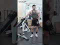 トップフィジーク選手 伊吹主税選手の肩トレ「ワンハンド・サイドレイズ 10」 #shorts【ビーレジェンド プロテイン】