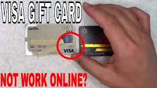 ✅  Why Visa Gift Card Does Not Work For Online Purchases 🔴
