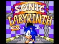 Sonic Labyrinth Title Screen GameGear