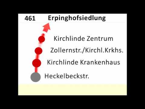 DSW21 Ansagen Bus 461 Kirchlinde - Huckarde