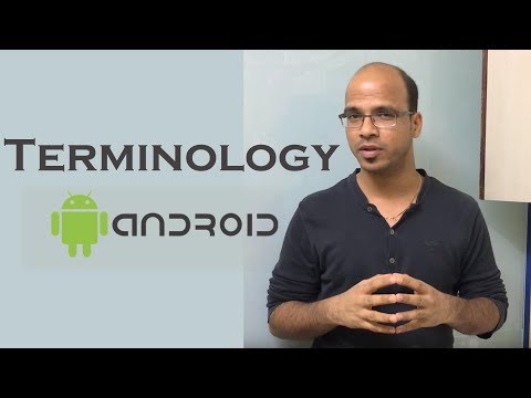 Terminology in Android Programming