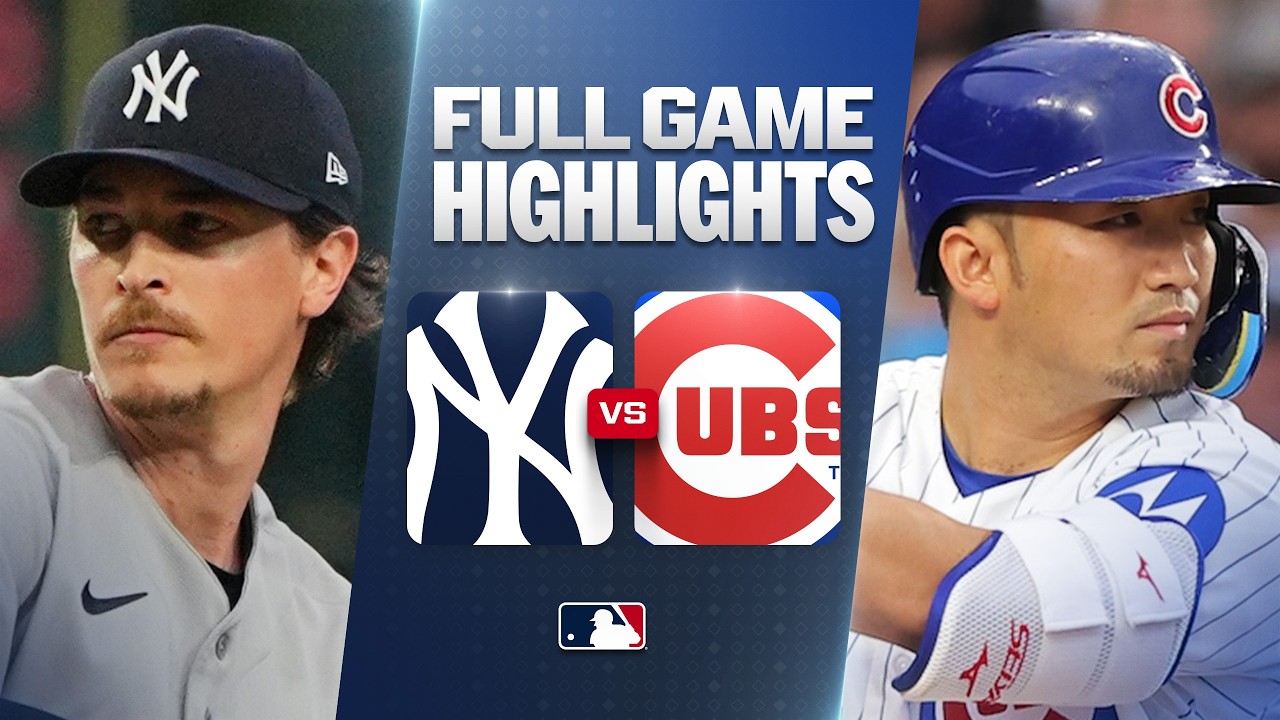 8월02일 뉴욕양키스 시카고컵스 MLB 하이라이트
