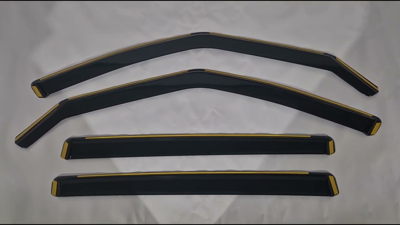 Opel Zafira C Tourer 2011-2019 рр. Вітровики вставні Niken Luxury (4 шт) Video 1