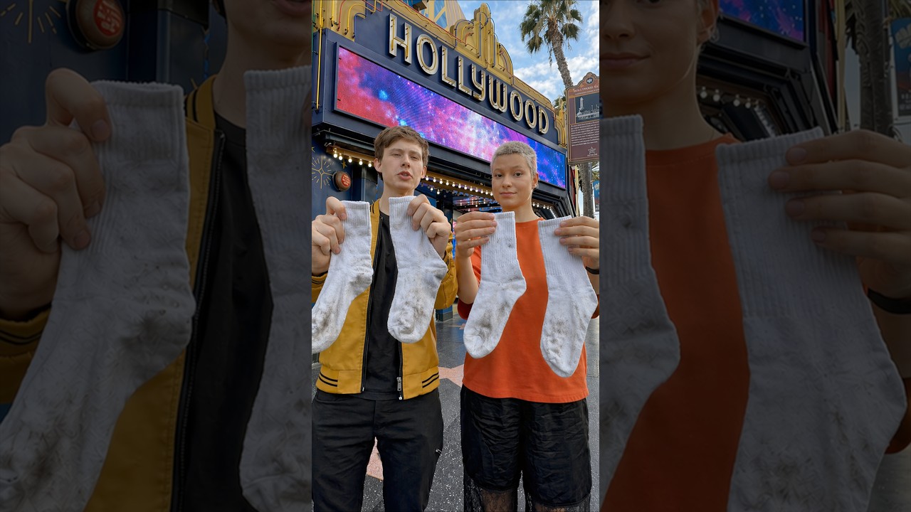 Who's Socks Will Be Dirtier In Hollywood? 😱🧦 #crash #thecrashcorner #hollywood