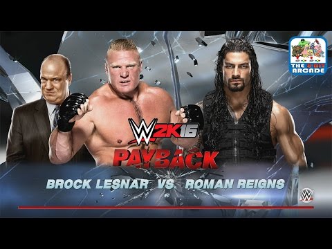 WWE 2K16 - Brock Lesnar takes Roman Reigns to Suplex City (Xbox One Gameplay) Video