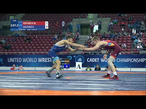 1/4 FS - 51 kg: M. ABRAMOV (UKR) v. A. SALIHASI (MKD)