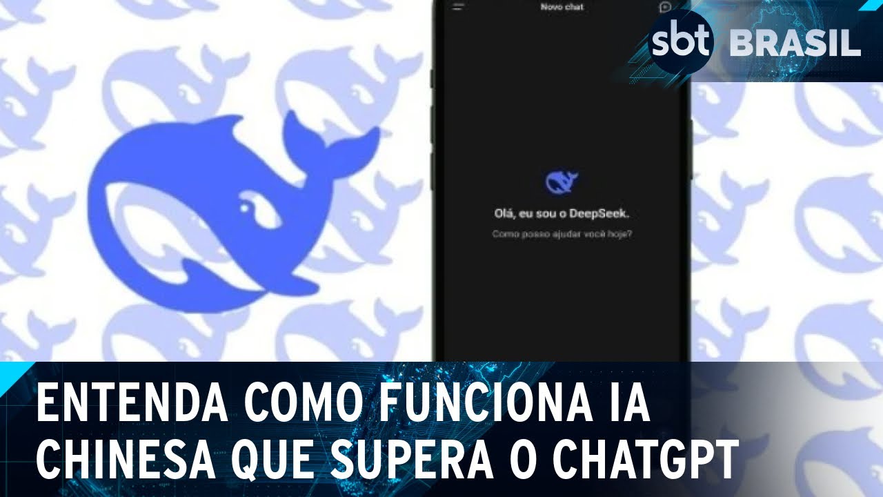 O que é a DeepSeek? IA barata da China desafia ChatGPT e assusta os EUA | SBT Brasil (28/01/25)