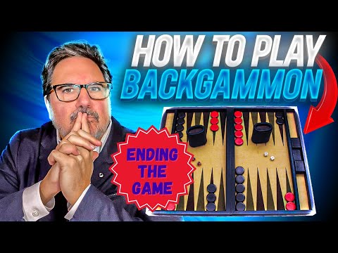 ENDING THE GAME - How To Play Backgammon  - EASY - Part 3 - Bearing Off