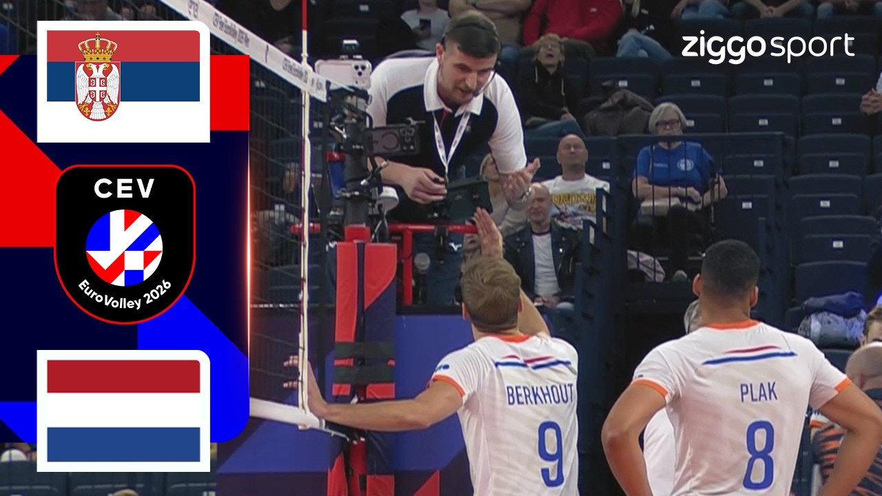 WAT EEN BIZARRE BESLISSING VAN DE SCHEIDSRECHTER!!😡 | Servië vs Nederland | EK Volleybal Mannen 2026