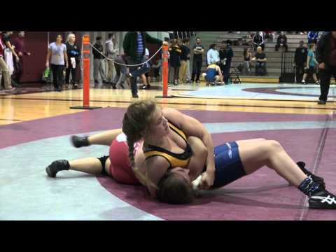 2015 McMaster FW55kg Kelsey Larkin (Brock)  vs Taylor Richard (Laurentian)