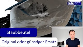 Original Staubbeutel oder günstige Alternative?