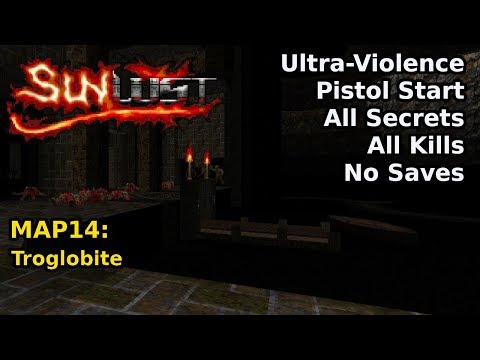 Doom II: Sunlust - MAP14: Troglobite (Ultra-Violence 100%)