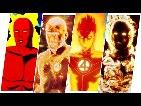 The Human Torch Evolution in Movies & Cartoons (1967-2025) Johnny Storm | Fantastic Four