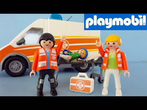 Playmobil Ambulance 🚑6685 uitpakken en spelen | Playmobil City Life