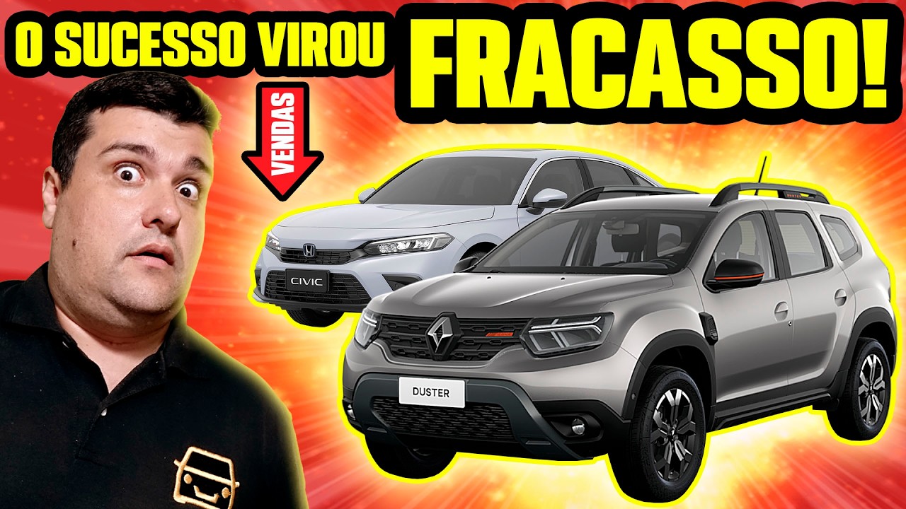 O QUE ACONTECEU? CARROS que VENDIAM DEMAIS e HOJE NINGUÉM QUER SABER! (Ou QUASE?)