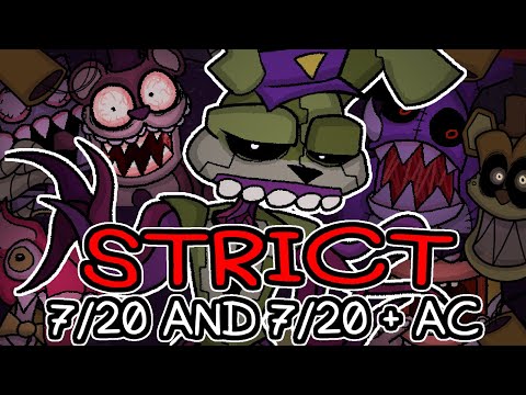 Strict 7/20 & Strict 7/20 All Challenges VERIFIED || Five Nights at Friedrich's FULL GAME :D