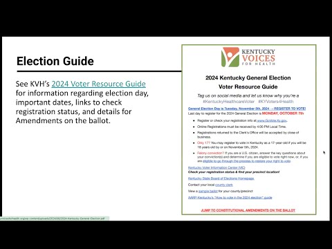 ThriveKY State & Federal Policy Updates Impacting Kentucky's Safety Net, September 3rd, 2024