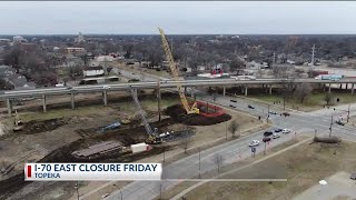 I-70 closures starting over the weekend in Topeka