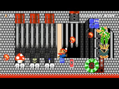 Super Mario Maker 2 - Mario & Link : Fire Shrine by hyun h02 - No Commentary