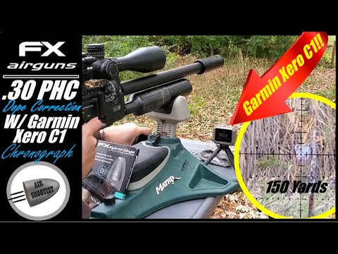 Garmin Xero C1 Chronograph + Proper BC = Better Results at 150yds w/ FX Panthera Hunter Compact .30!