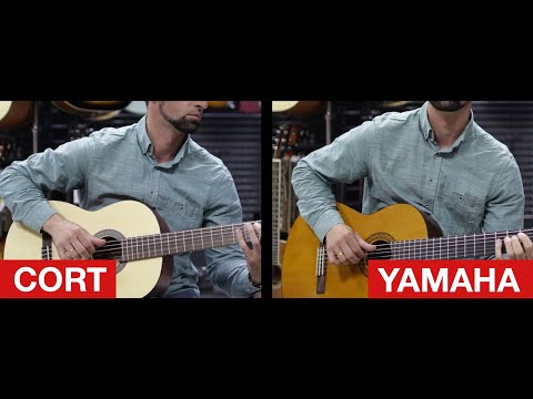 Yamaha C40 vs Cort AC100 🎸 Какая Гитара ЛУЧШЕ?