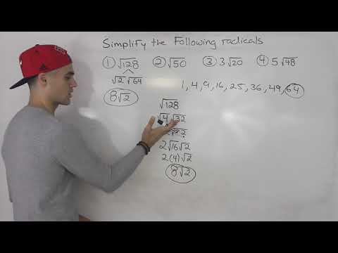 MCR3U - Simplifying Radicals - Grade 11 Functions