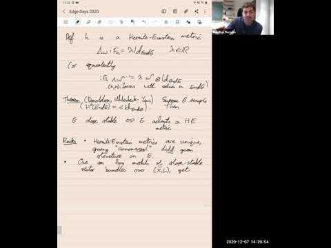 Ruadhaí Dervan (Cambridge) - The complex geometry of Bridgeland stability conditions