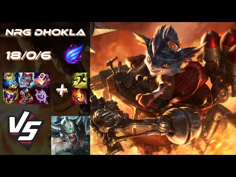 NRG Dhokla TOP Rumble vs Tryndamere - NA Grandmaster Patch 26.1