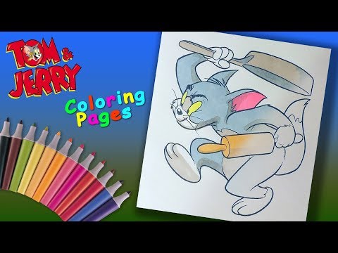 Tom catches Jerry Coloring Pages #forKids. Tom and Jerry Coloring Book