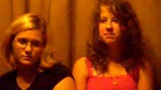 Erika and I singing Let go by archie star Acapella