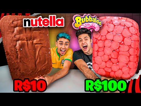 PICOLÉ GIGANTE DE R$10, R$100 e R$1000!